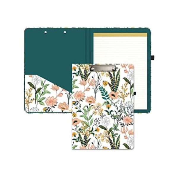 Hongri Portapapeles Folio con libreta forrada recargable y_1
