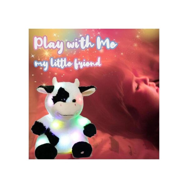 Hopearl Diario de peluche con luces LED de vaca de_6