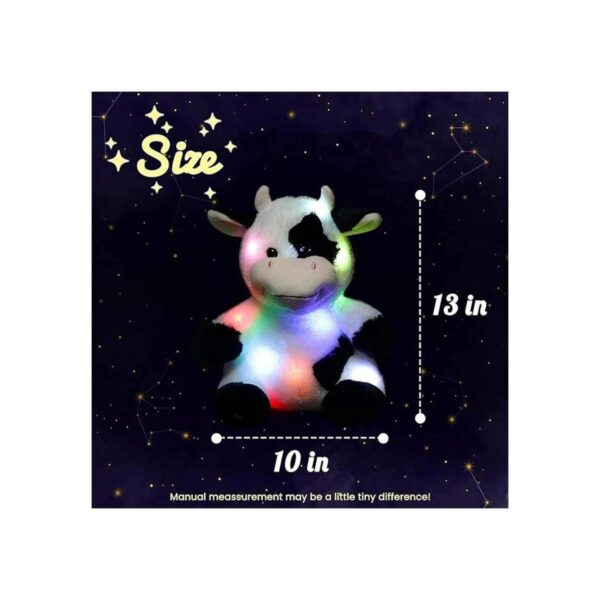 Hopearl Diario de peluche con luces LED de vaca de_2