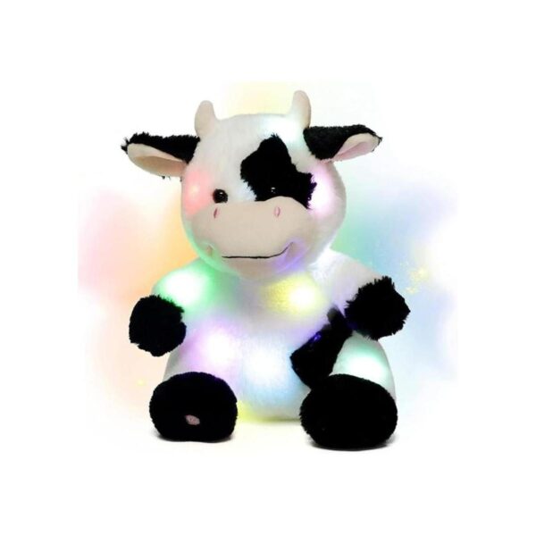 Hopearl Diario de peluche con luces LED de vaca de_1