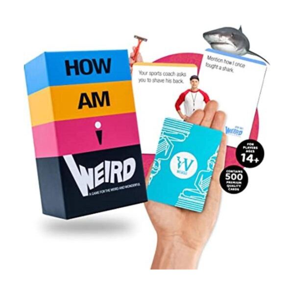 How Am I Weird Juego de cartas amigos y familiares para_1