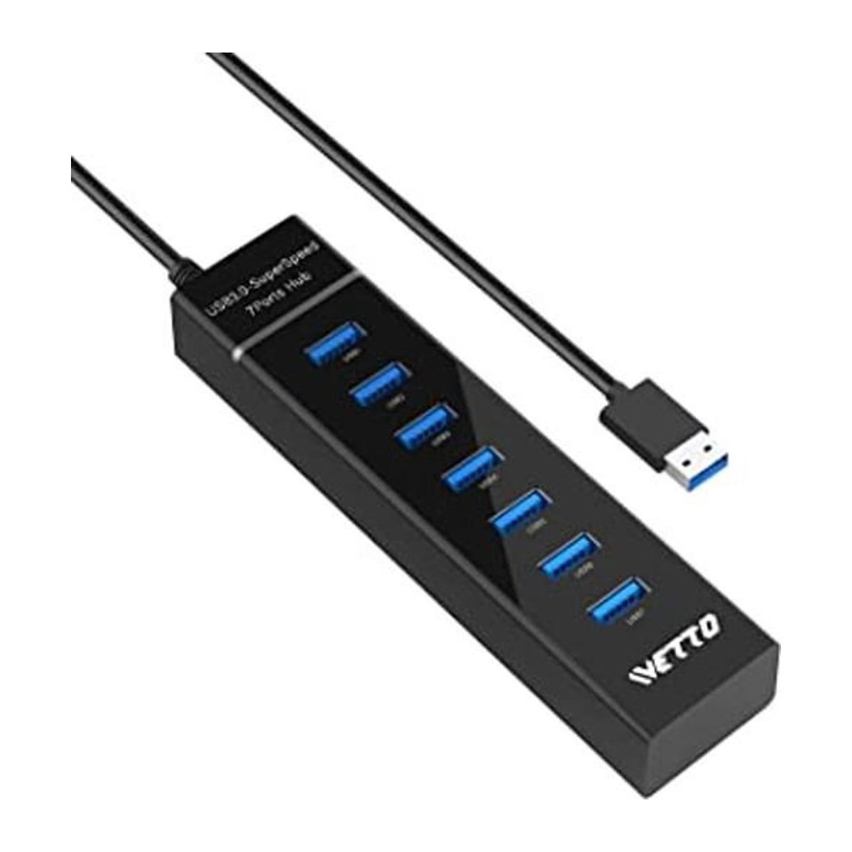 Hub USB 3.0 de 7 puertos Hub USB de datos IVETTO con