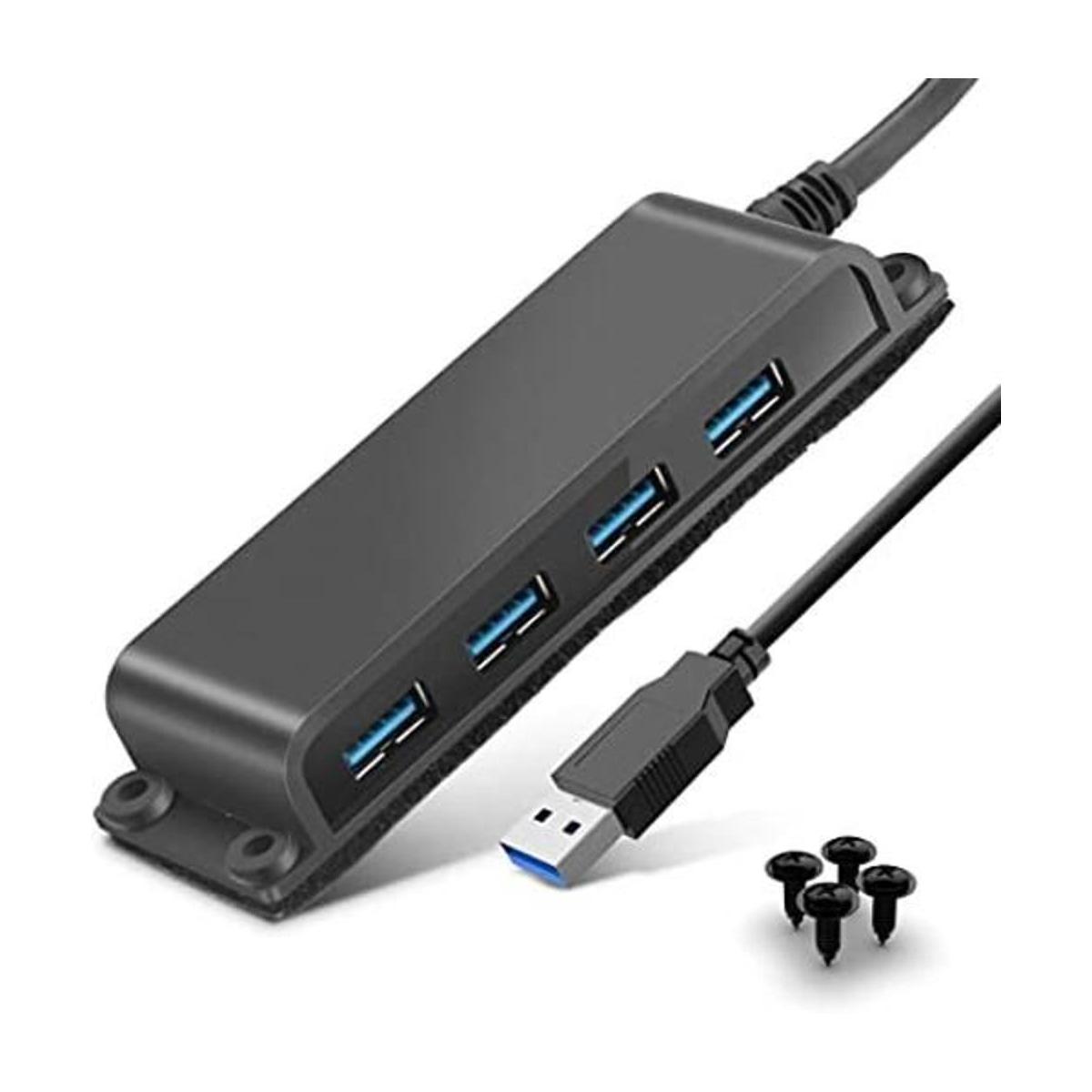 Hub de escritorio portátil USB 3.0 de 4 puertos