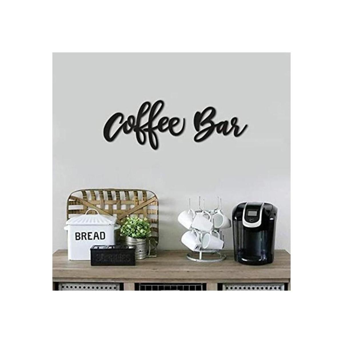 Huray Rayho Letrero de madera para barra de café de pared