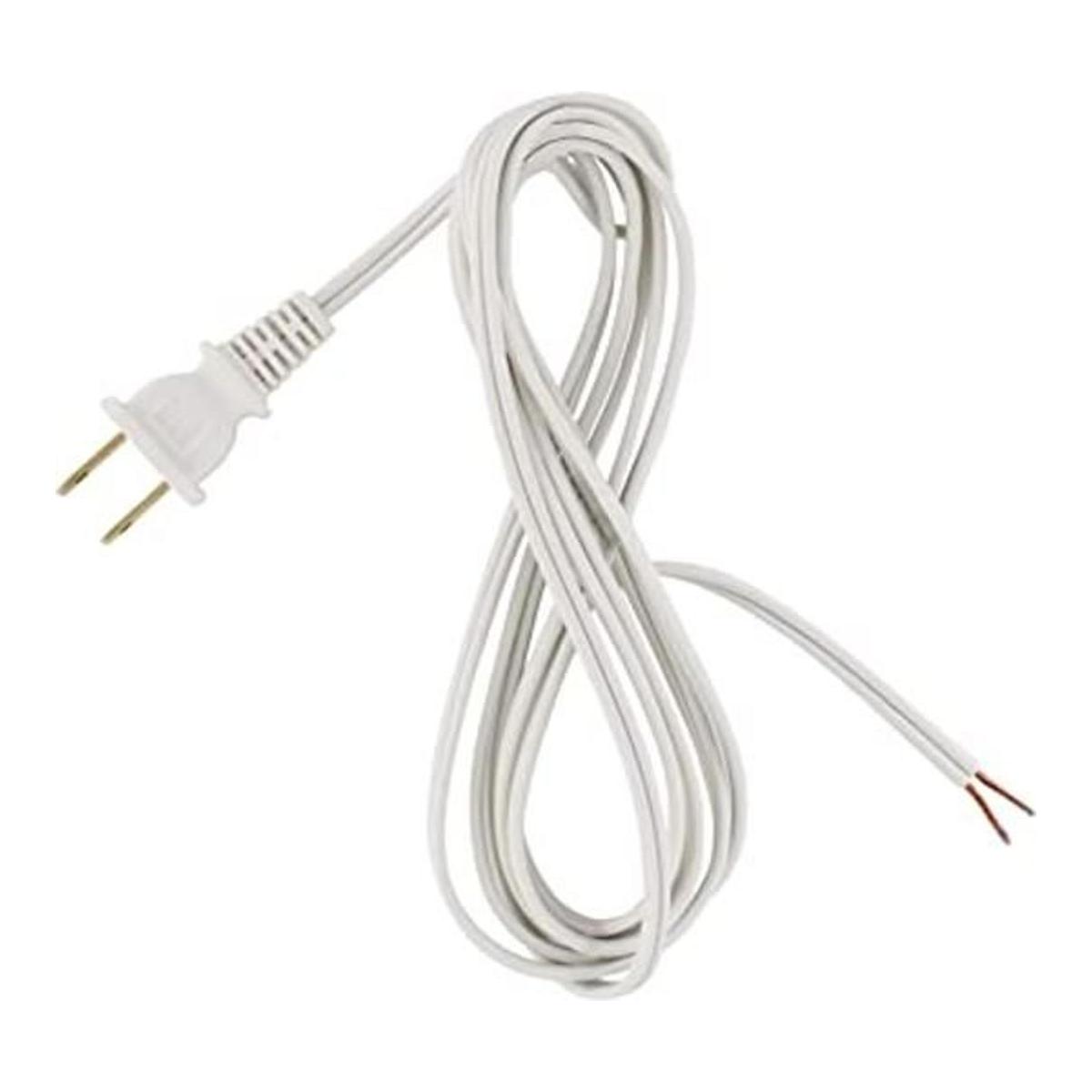 I Like That Lamp Cable de lámpara blanco de 12 pies cable