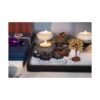 ICNBUYS Portavelas hecho a mano con forma de guijarros_6