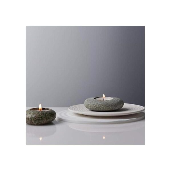 ICNBUYS Portavelas hecho a mano con forma de guijarros_2