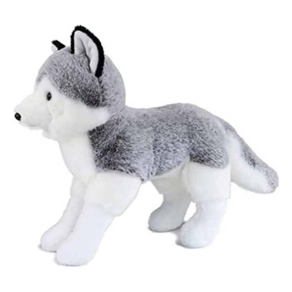 ICE KING BEAR Animal de peluche realista siberiano Husky_1