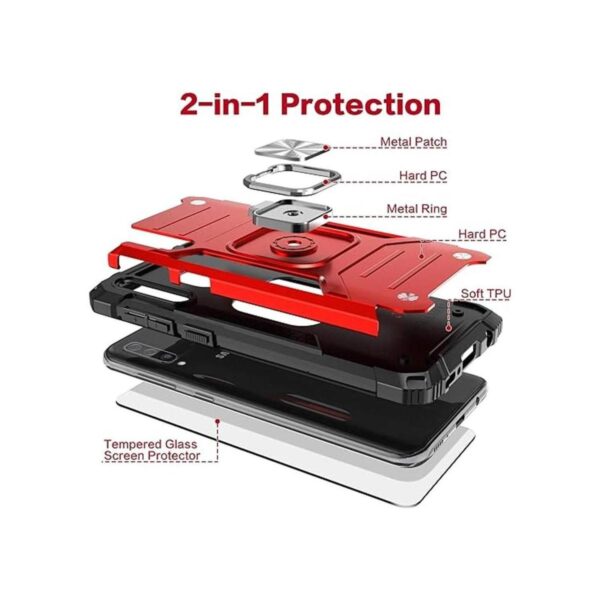 IDYStar Funda para Galaxy A50 con protector de pantalla_2