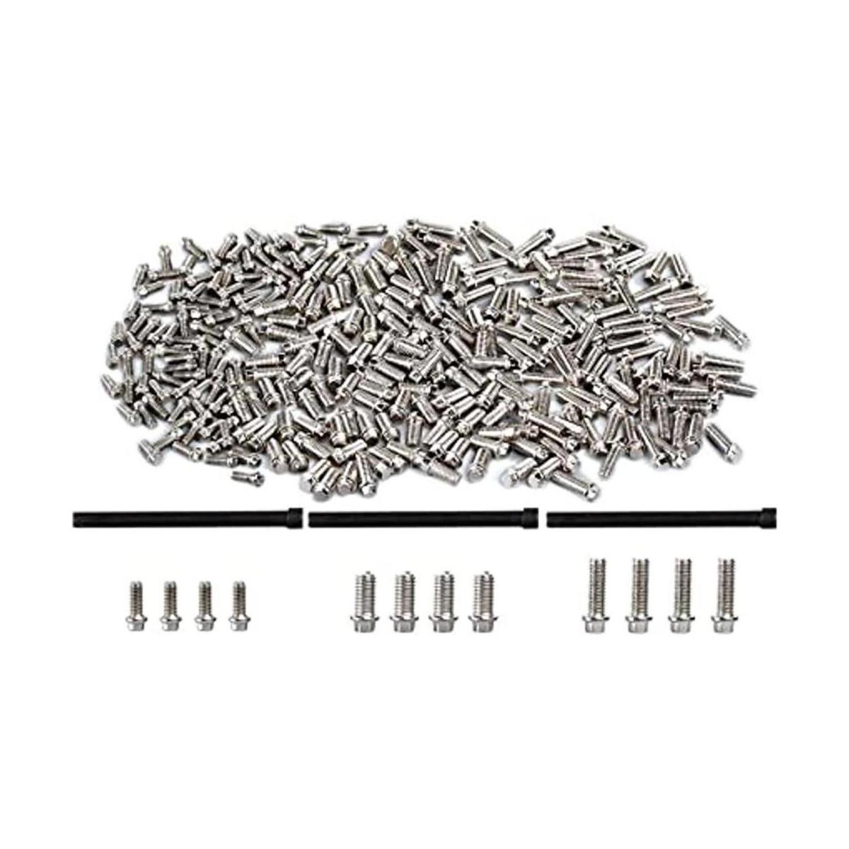 INJORA 300 piezas M2 M2.5 M3 tornillos de metal Kit