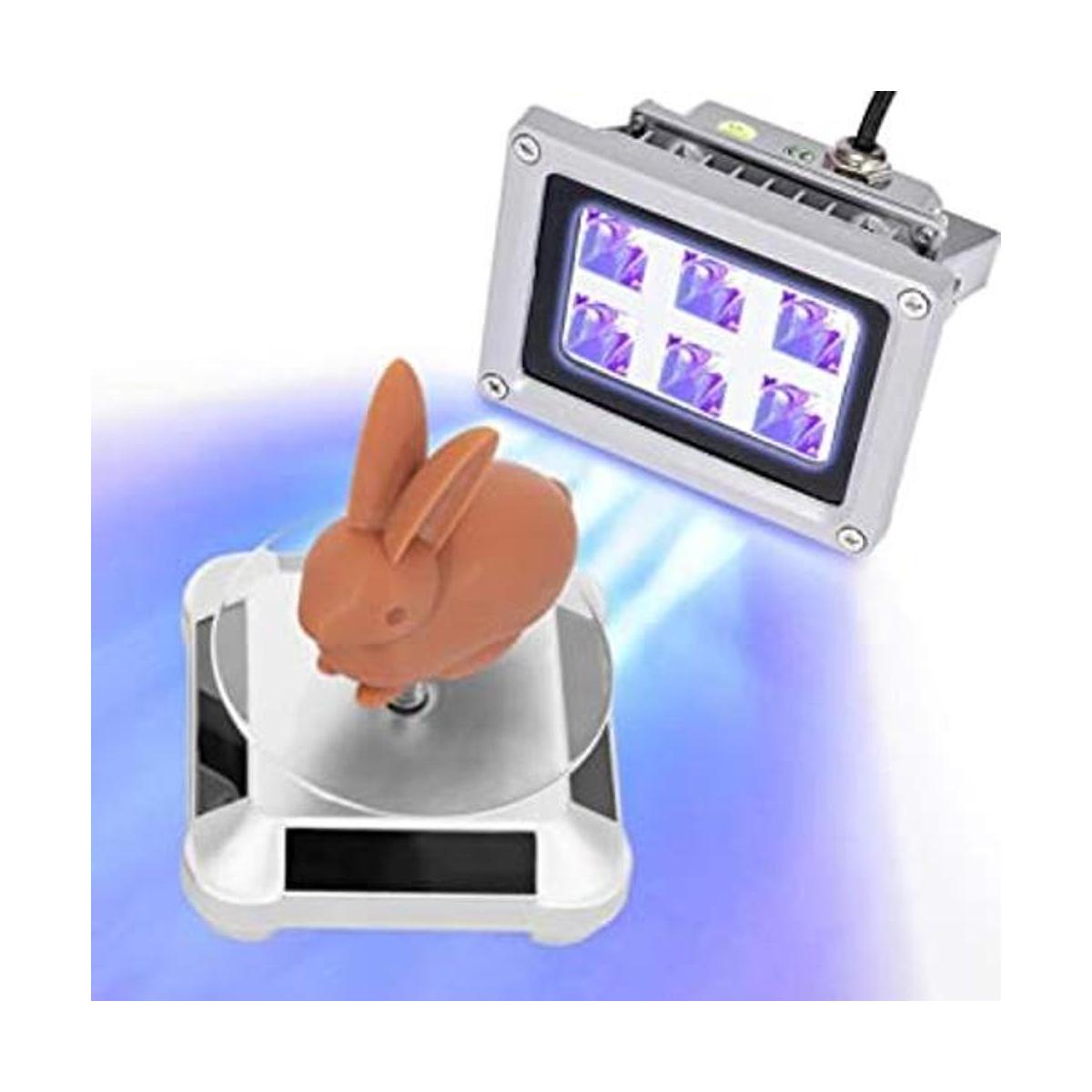 Impresora 3D de resina UV con lámpara de curado placa