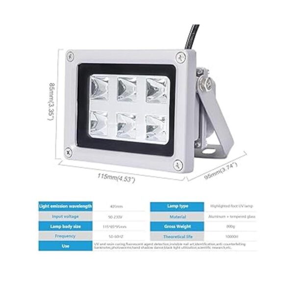Impresora 3D de resina UV con lámpara de curado placa_2