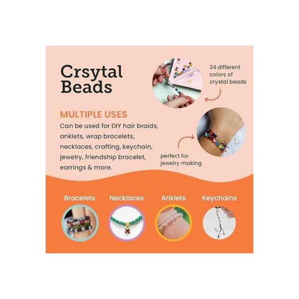 Incraftables Kit de cuentas de cristal de 24 colores 1200_6