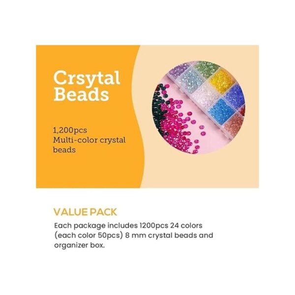 Incraftables Kit de cuentas de cristal de 24 colores 1200_4