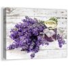 Imágenes de lavanda morada para decoración de pared baño