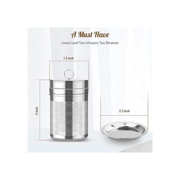 Infusores de té para té suelto paquete de 2 juego de