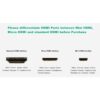 JD Mini adaptador HDMI 5 unidades chapado en oro HDMI_2