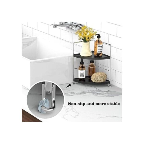 JANUS LiANG Organizador de baño de 2 niveles organizador_5