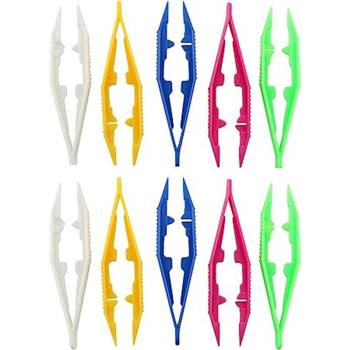 JCBIZ 10 pinzas Perler de plástico para juguetes 4.331 x