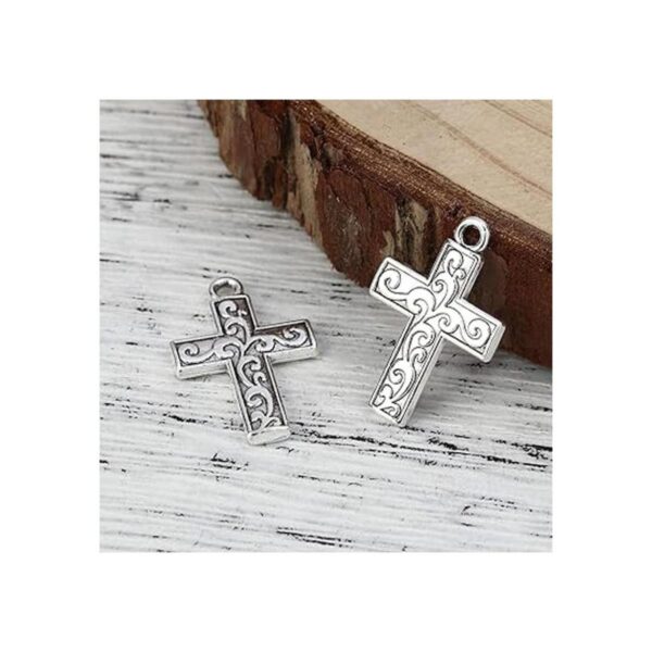 JGFinds Colgantes de cruz Paquete de 130 30 de corazón_6