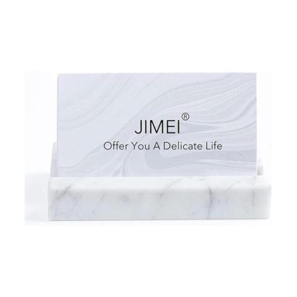 JIMEI Portatarjetas de visita para escritorio elegante_2