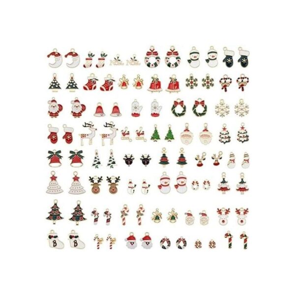 JJG Race 60 dijes de Navidad esmaltados chapados en oro_1