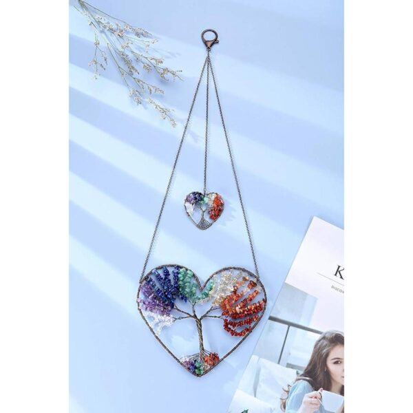 JOVIVI Adorno colgante de árbol de la vida de doble_2