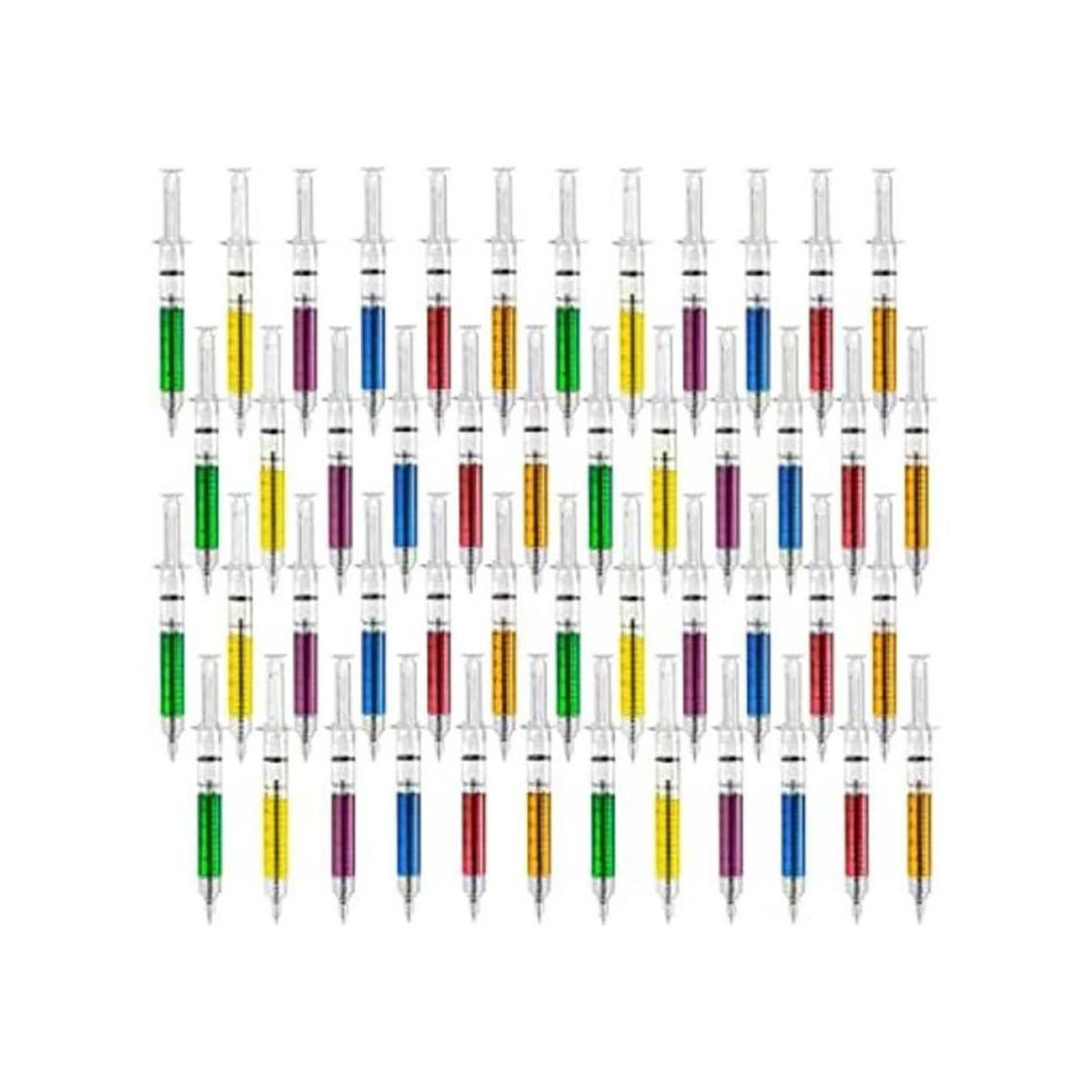 JOYIN Bolígrafos de jeringa 36 piezas de 3 colores