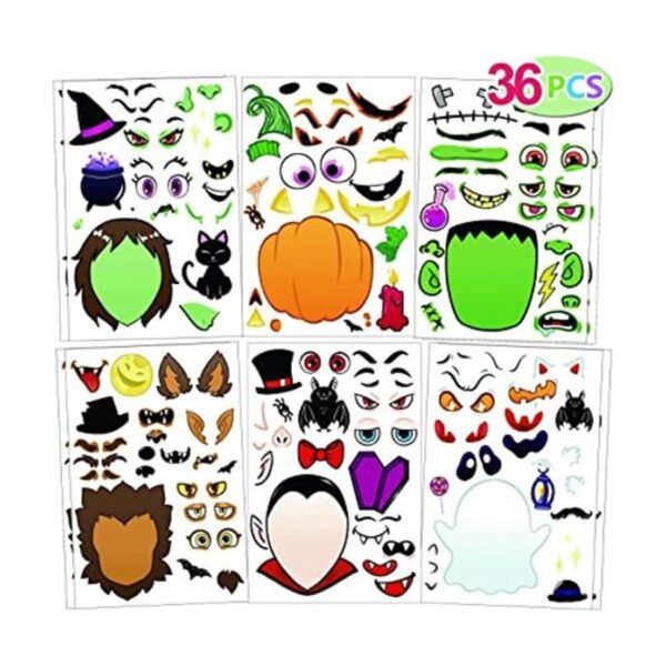 JOYIN 36 hojas de calcomanías para crear una cara que_1