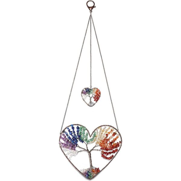 JOVIVI Adorno colgante de árbol de la vida de doble_1