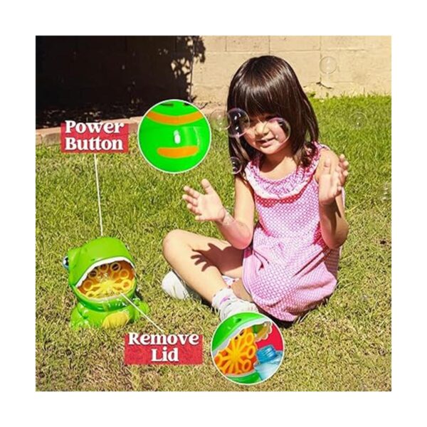 JOYIN Máquina de burbujas verde con 2 soluciones de_5