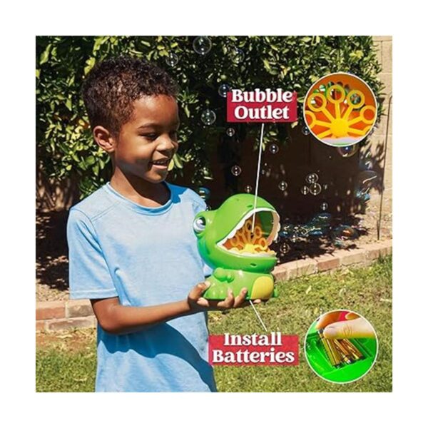 JOYIN Máquina de burbujas verde con 2 soluciones de_4