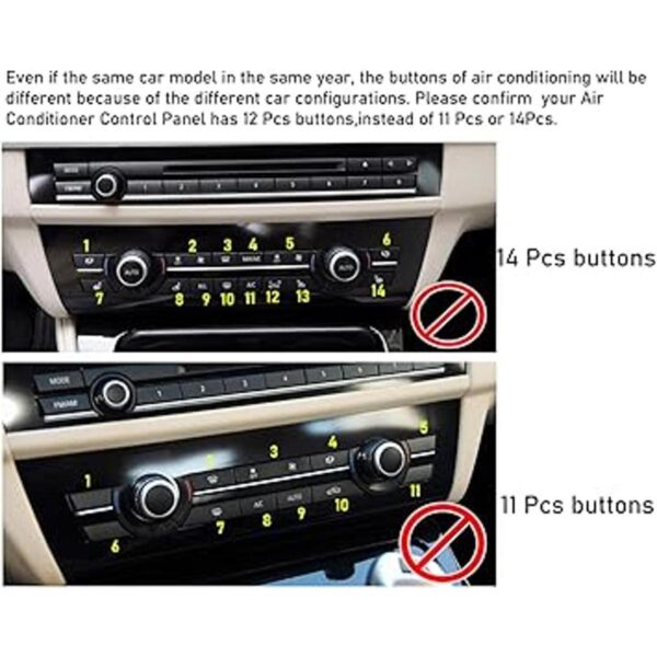 Jaronx Compatible con botón de control climático BMW_3