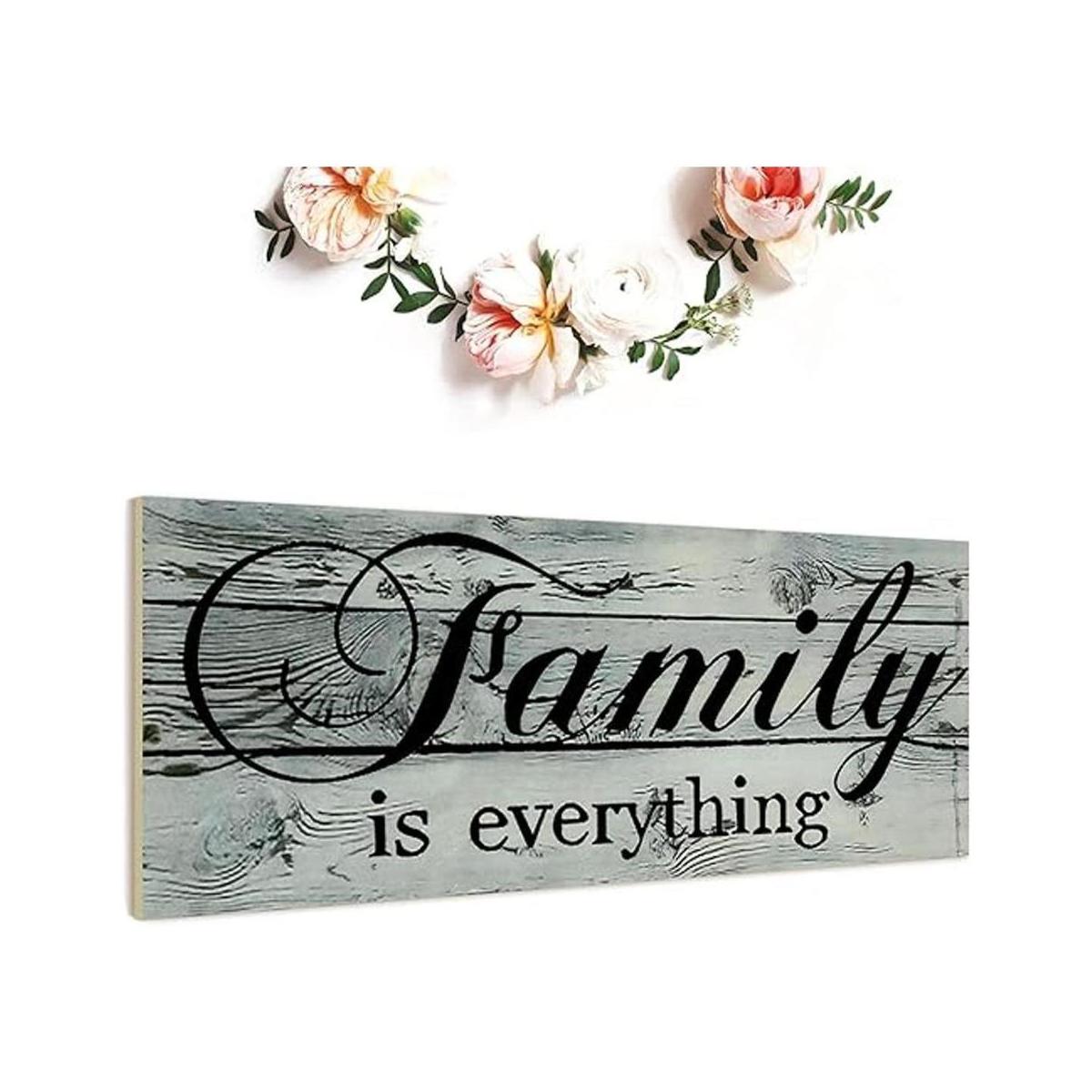 Jetec Family Signs Wood Family is Everything Decoración