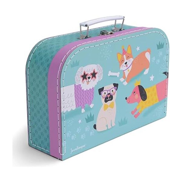 Jewelkeeper Juego de té y estuche de transporte para niños_3