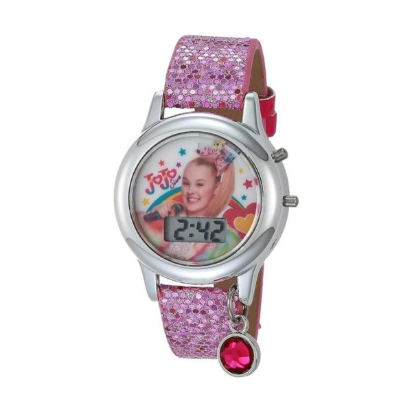 JoJo Siwa Reloj de cuarzo para niña con correa de goma_2