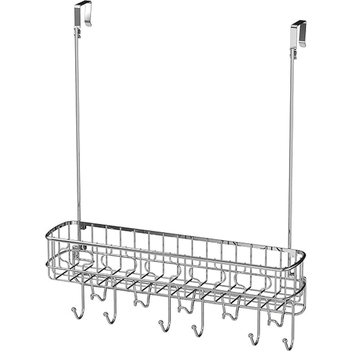 Simple Houseware Over The Door Organizador de 11 ganchos