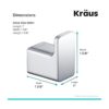 KRAUS Stelios KEA19901CH Gancho para bata de baño y_2