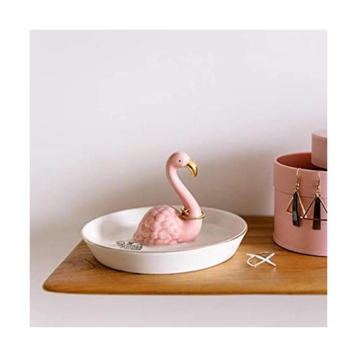 Mono Living Soporte para anillos de flamenco decoración