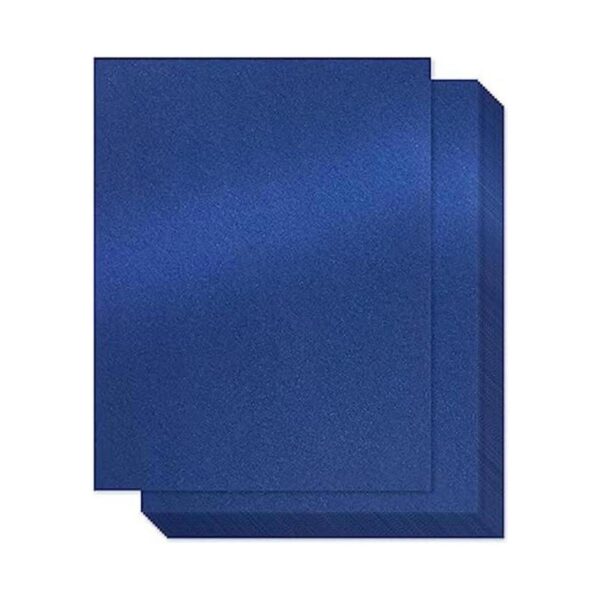 Papel brillante azul marino paquete de 100 papeles_1
