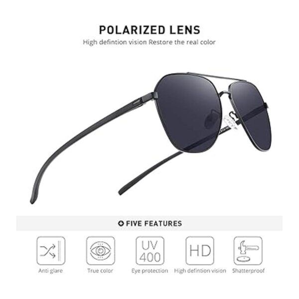Gafas de sol polarizadas unisex de OLIEYE para hombres_3
