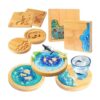 Juego de posavasos de madera kit de manualidades de_1