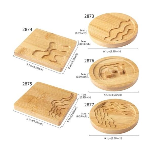 Juego de posavasos de madera kit de manualidades de_2