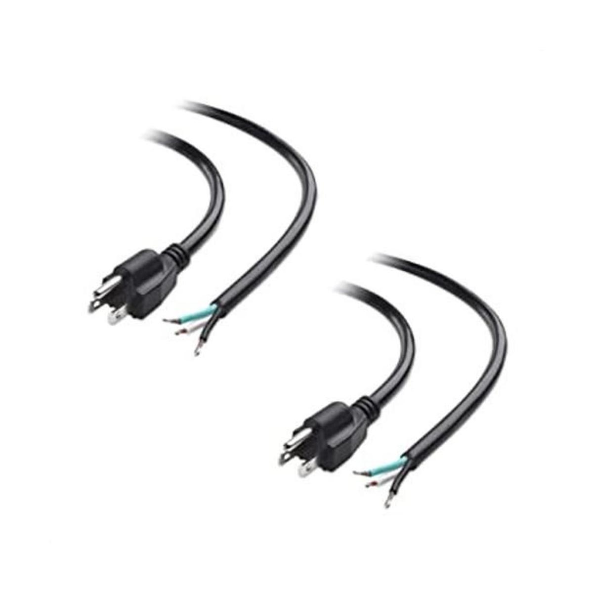 Cable Matters Paquete de 2 cables de alimentación de 14AWG