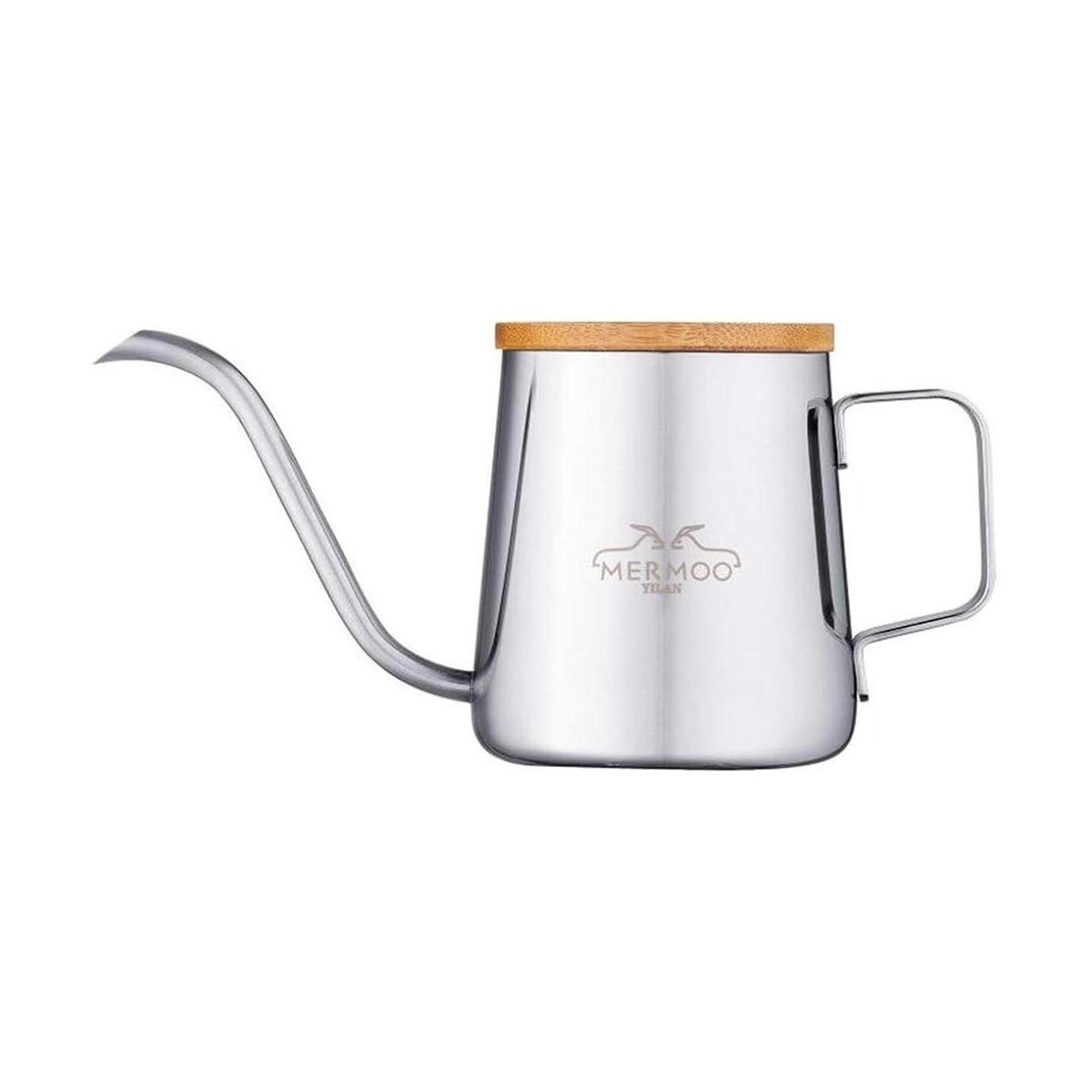 Mermoo Yilan Hervidor de agua de 11.8 fl oz de acero
