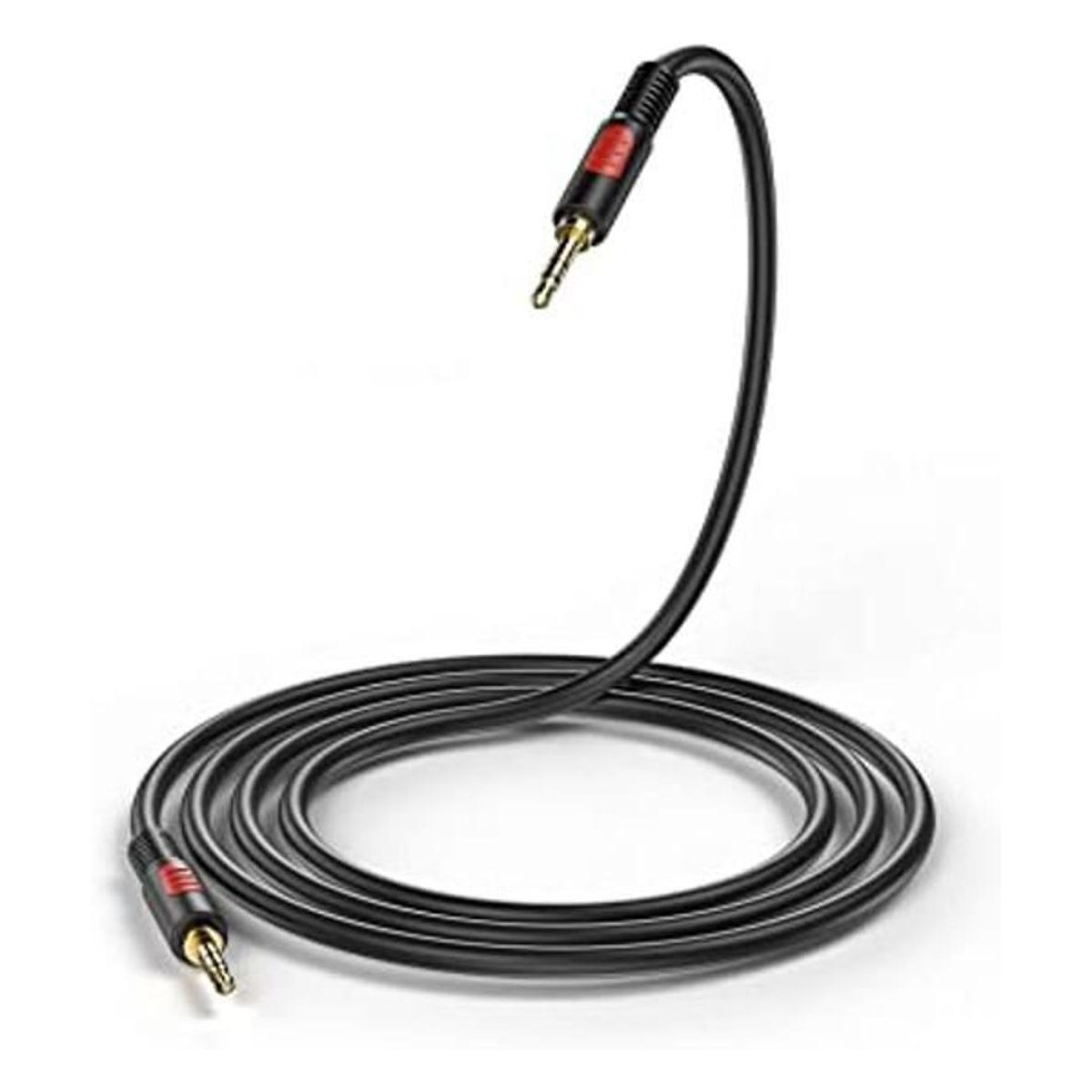 Cable auxiliar de audio macho a macho de 0.138 in de 25