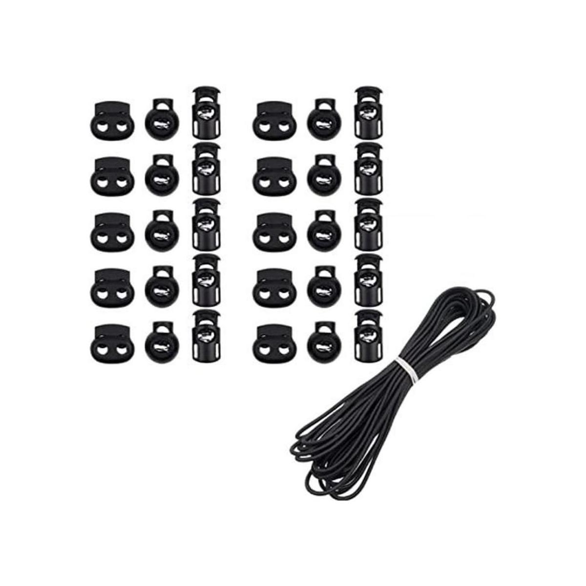 Kare Kind 30 cerraduras de plástico y cordón elástico