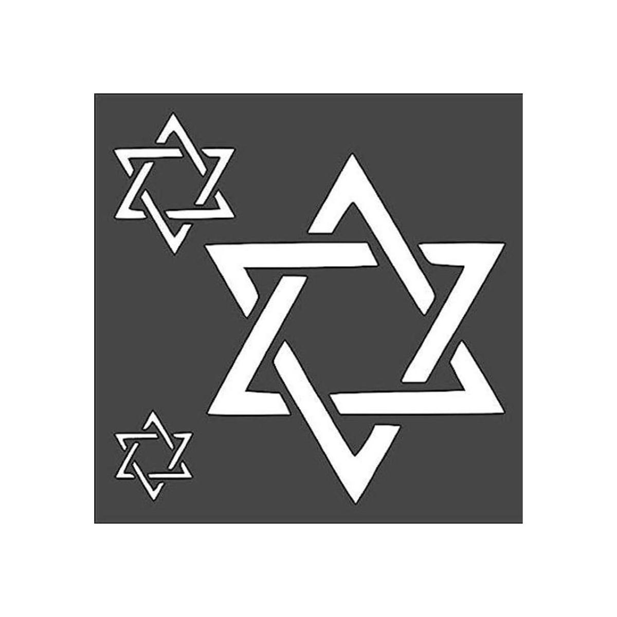 Plantilla de logotipo de Star of David reutilizable