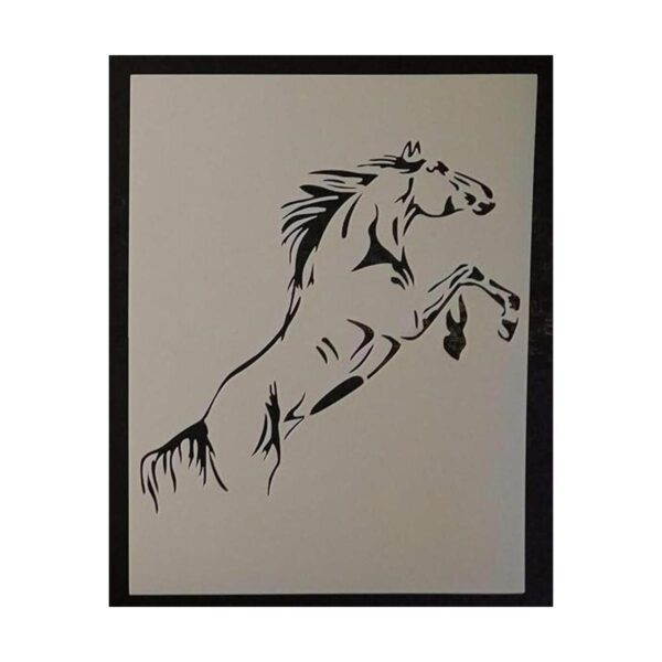 Plantilla reutilizable resistente para cría de caballo de_1