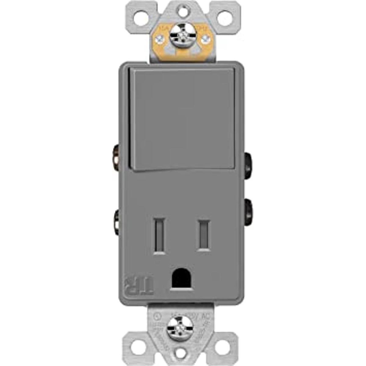 ENERLITES Combinación de interruptor y tomacorriente
